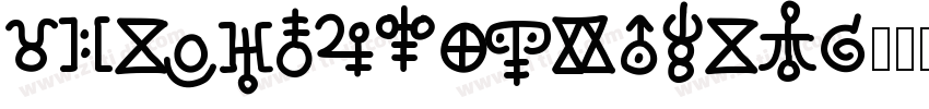 Bulgari Symbols字体转换
